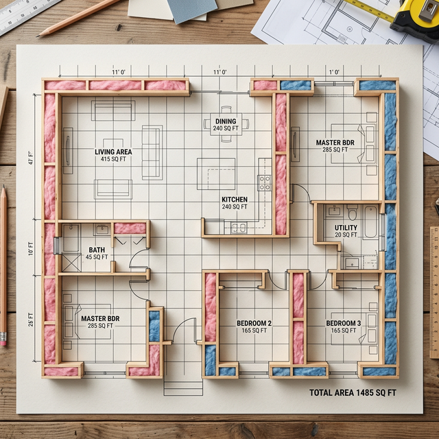 Insulation calculator by square footage